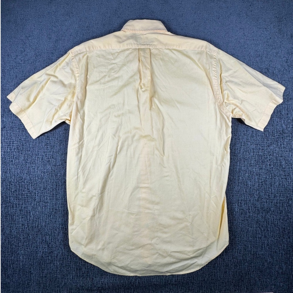 Ralph Lauren Golf Mens Tilden Yellow Cotton Oxford Short Sleeve Shirt Size M - Picture 9 of 12